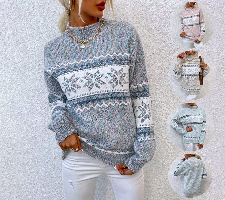 Cozy Christmas Sweater for Women | Winter Knit Top