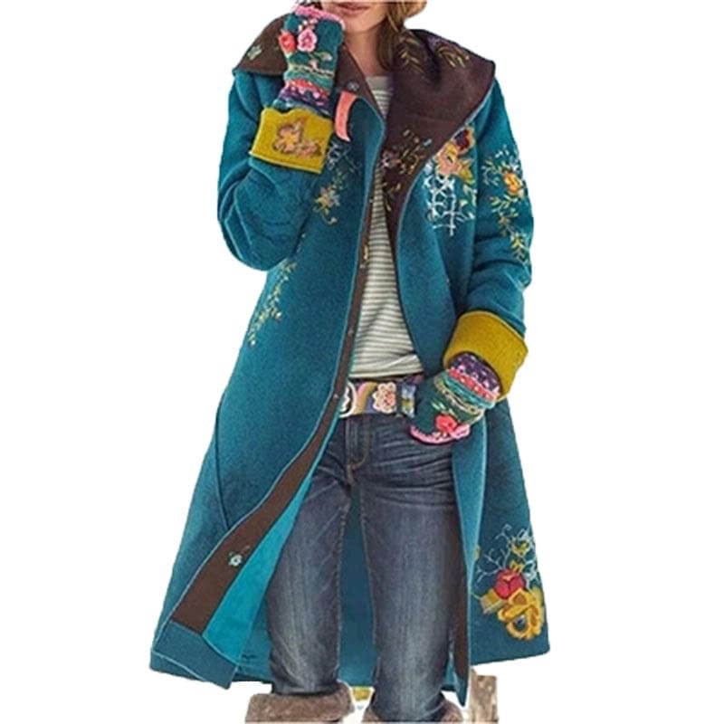 Women’s Printed Nylon Coat | Medium-Length Lightweight Jacket - Image 2