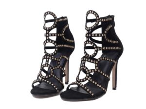 Women’s Suede High Heel Sandals | Hollow Fish Mouth Summer Heels