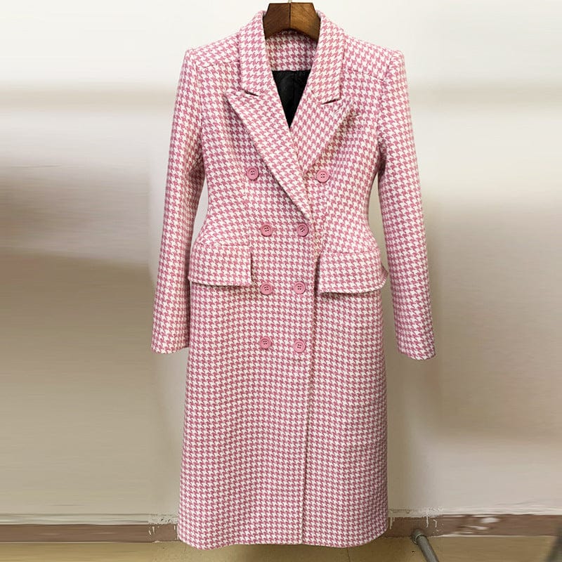 Wool Retro Double-Breasted Coat for Timeless Style - Image 3