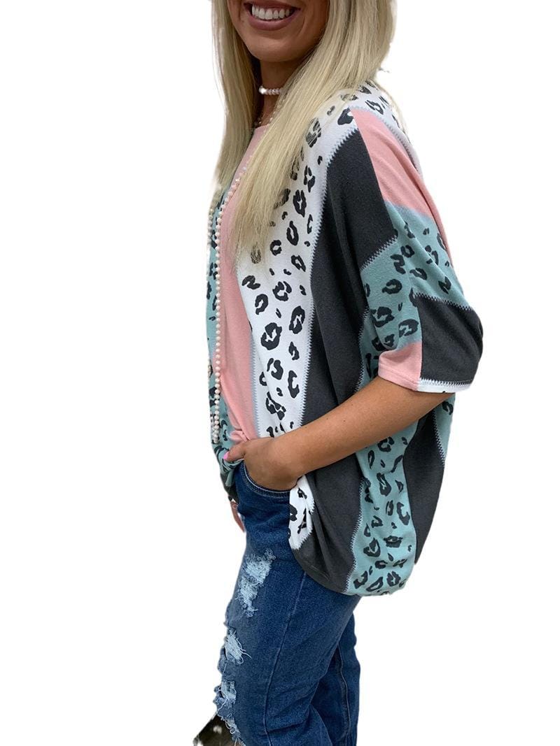 Women’s Loose Short Sleeve Blouse – Elegant Casual Tunic Top - Image 2