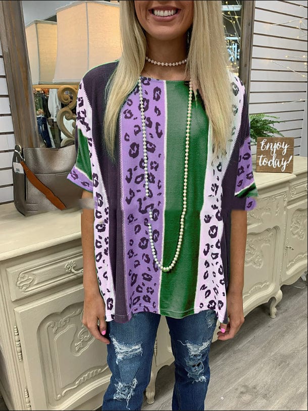 Women’s Loose Short Sleeve Blouse – Elegant Casual Tunic Top - Image 4