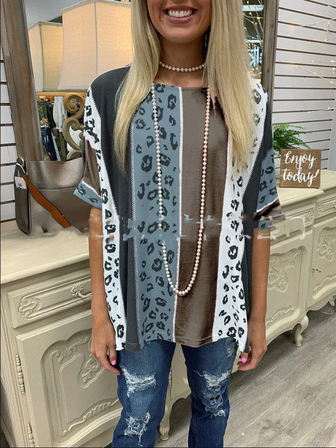Women’s Loose Short Sleeve Blouse – Elegant Casual Tunic Top - Image 5