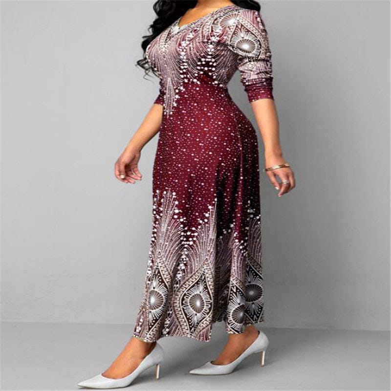 Long Sleeve Maxi Dress for Elegant Everyday Style - Image 2