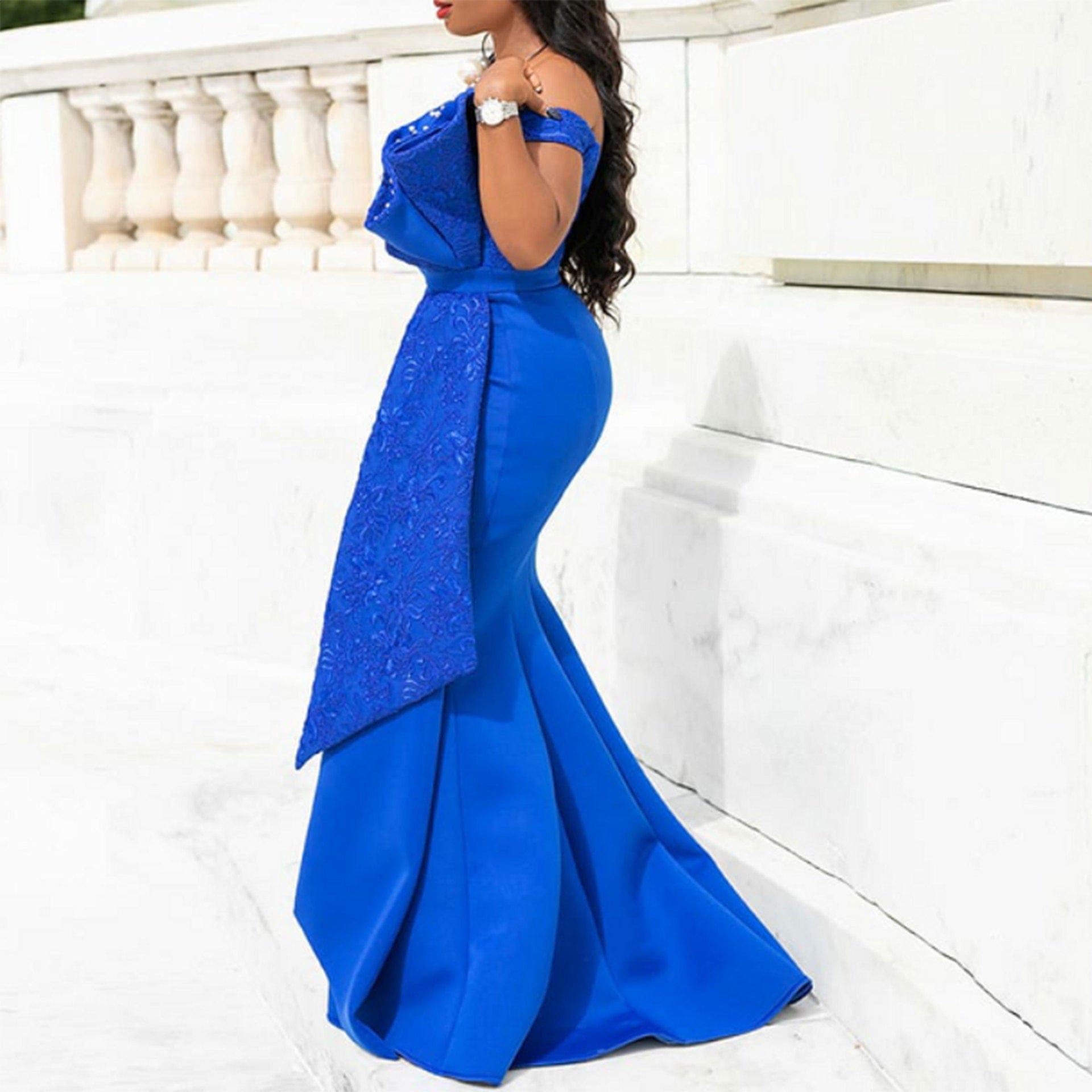 Women’s Solid Color Knitted Dress – BodyFit Style - Image 3