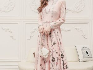 Temperament Embroidered Dress Skirt for Effortless Style