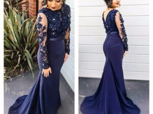 Flattering Lace Evening Dress for Special Occasions