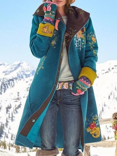 Women’s Printed Nylon Coat | Medium-Length Lightweight Jacket - Image 3