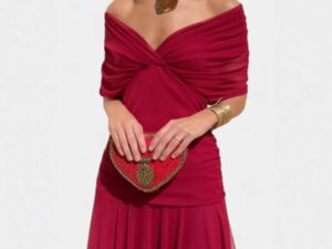 Women’s Printed Mesh Princess Dress | Fresh & Sweet Long Skirt