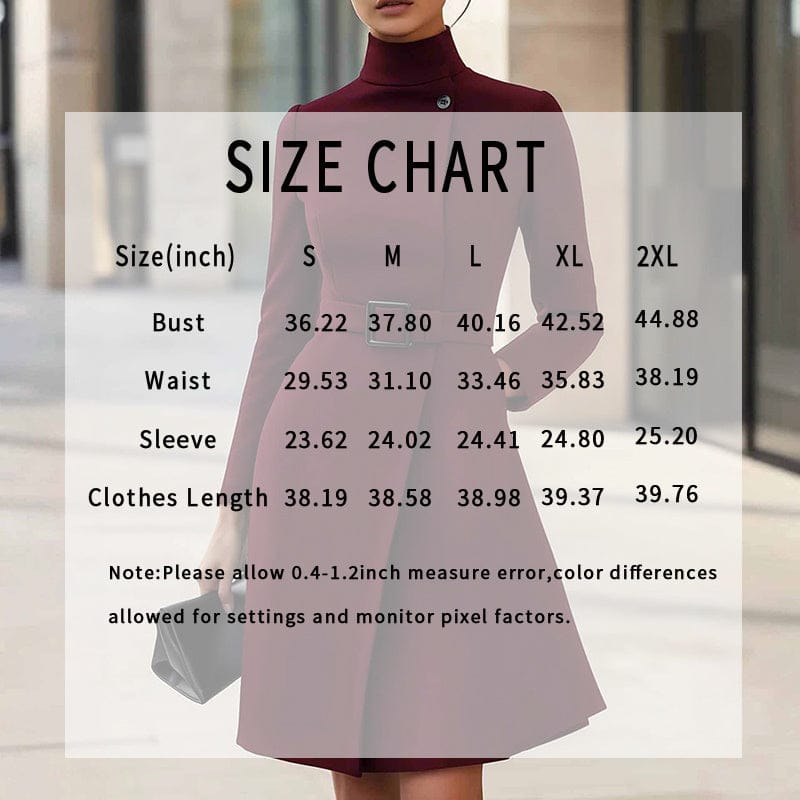 Elegant High Waist Belted Midi Dress - Stylish and Versatile Fashion Essential - Image 5