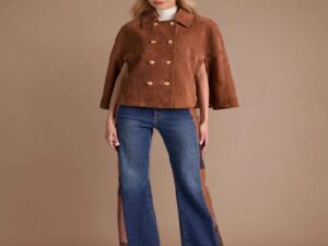 Elegant Dark Coffee Long Sleeve Jacket