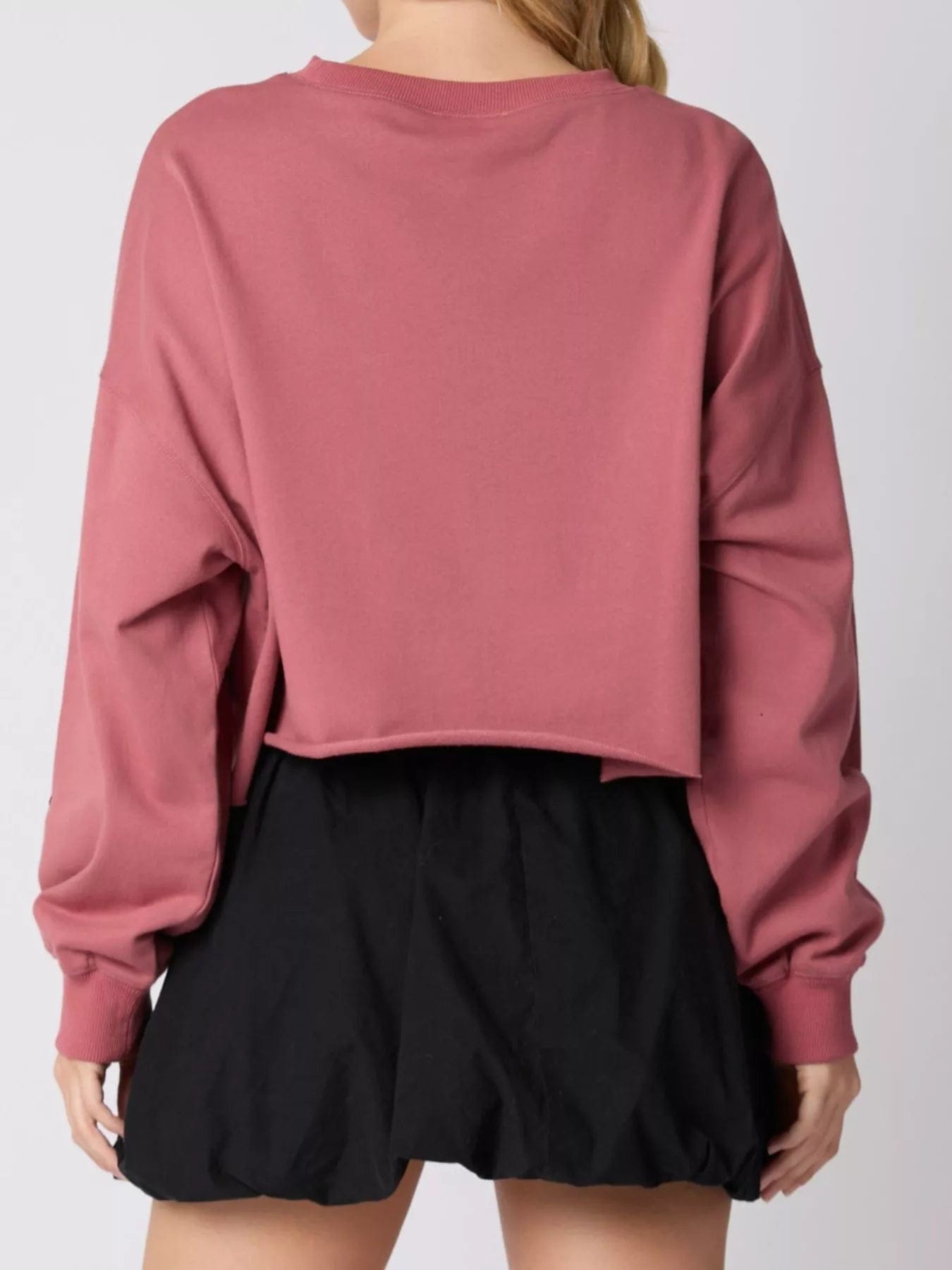Sequined Pumpkin Sweatshirt for Halloween - Cozy Crop Style - Image 5