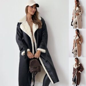 Winter Trench Coat for Women - Stylish Long Outerwear for Cold Weather