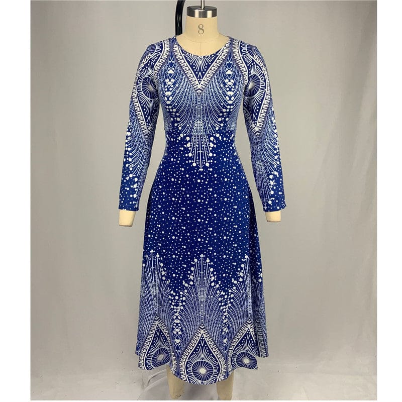 Long Sleeve Maxi Dress for Elegant Everyday Style - Image 4