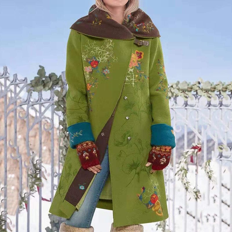 Women’s Printed Nylon Coat | Medium-Length Lightweight Jacket - Image 4