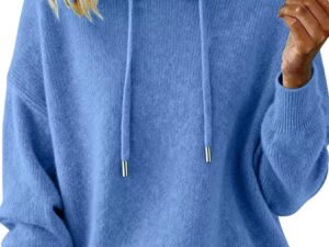 Women’s Warm Sherpa Hoodie – Fuzzy Winter Pullover