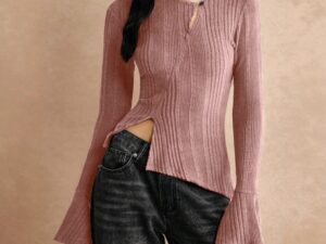 Women’s Slim Fit Long Sleeve T-Shirt | Casual Pullover Top
