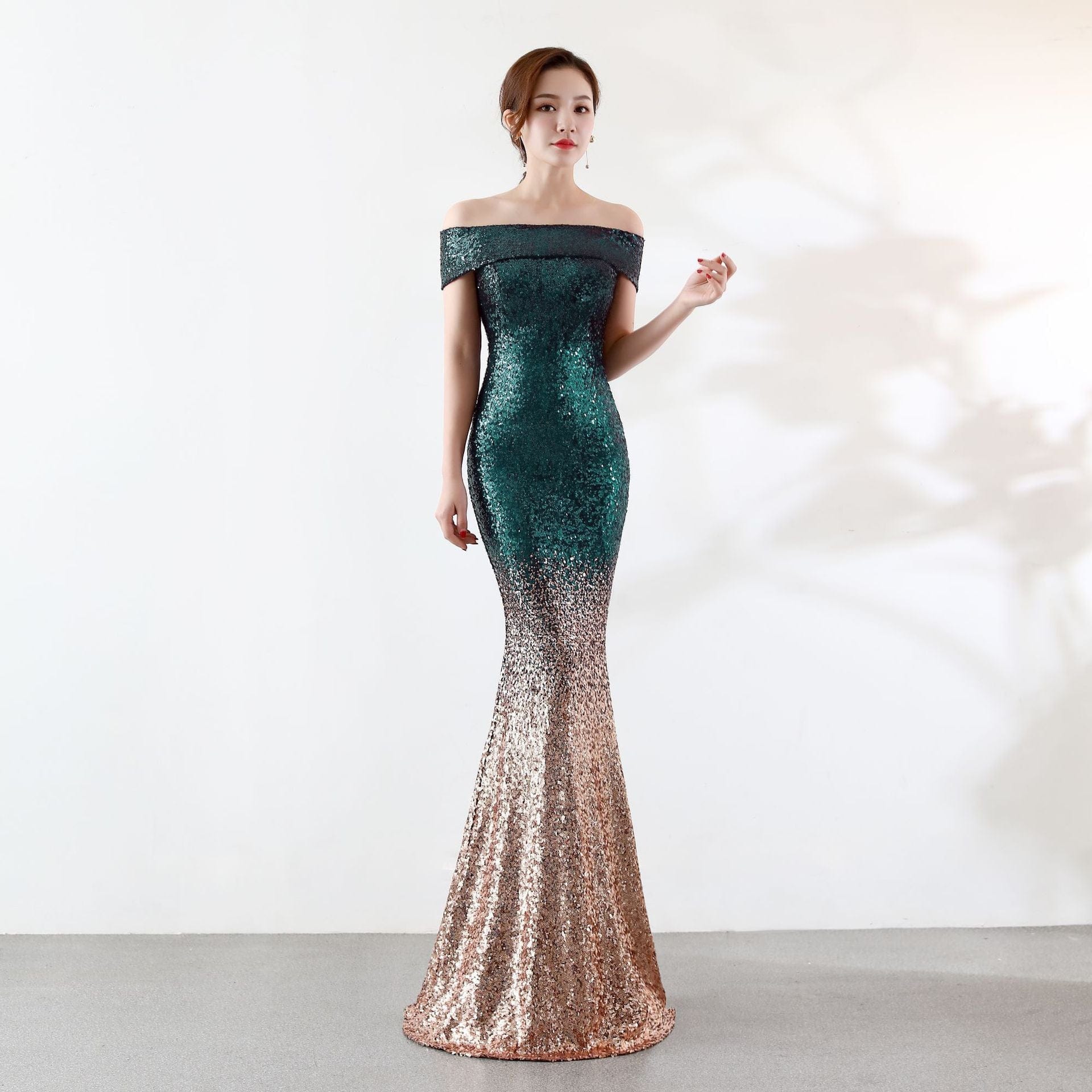 Long Slimming Party Dress for Elegant Evening Wear - Image 5