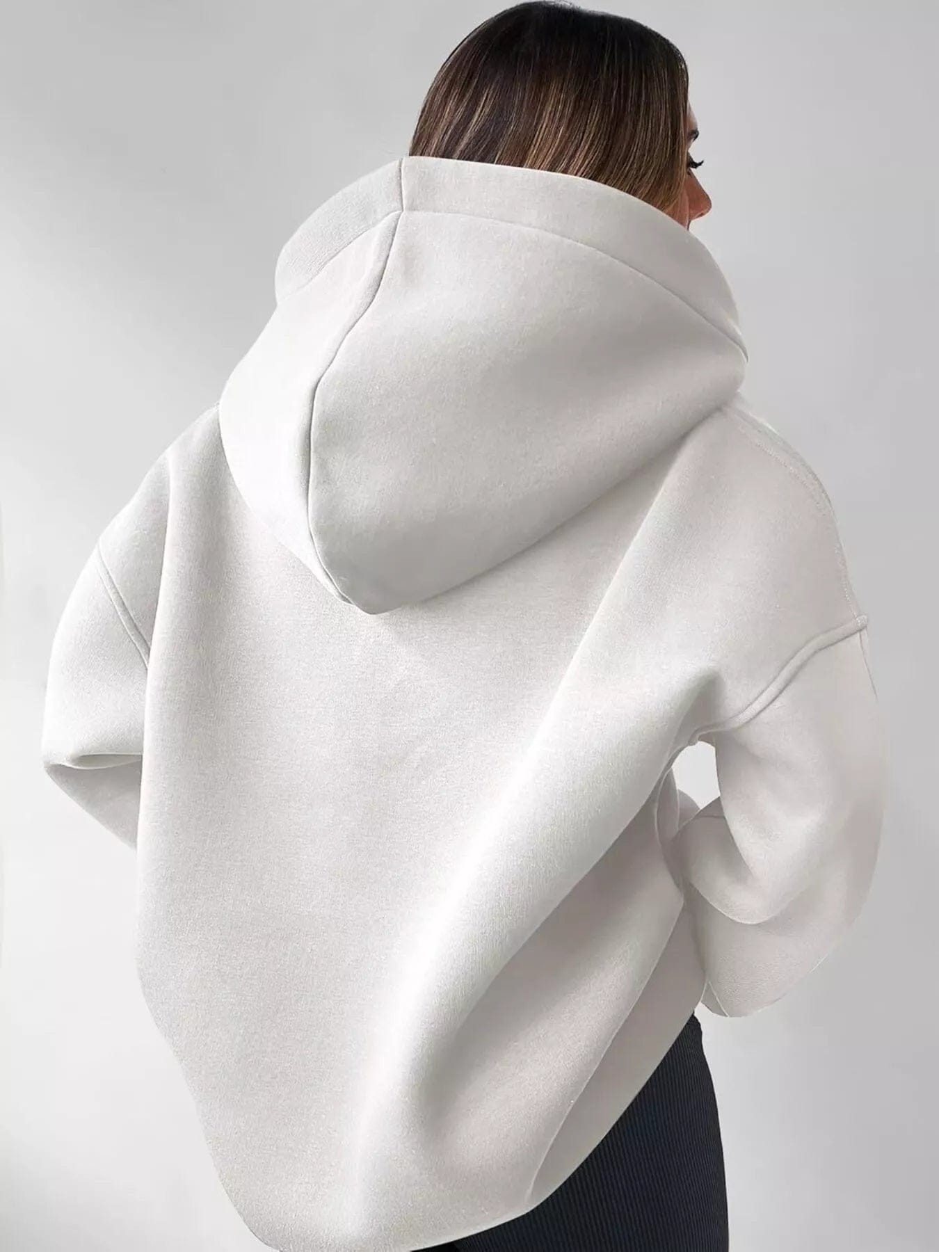 Dropped Shoulder Sweatshirt - Long Sleeve Style for Ultimate Comfort - Image 3