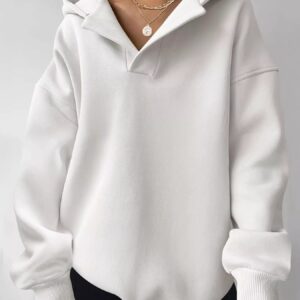 Dropped Shoulder Sweatshirt - Long Sleeve Style for Ultimate Comfort
