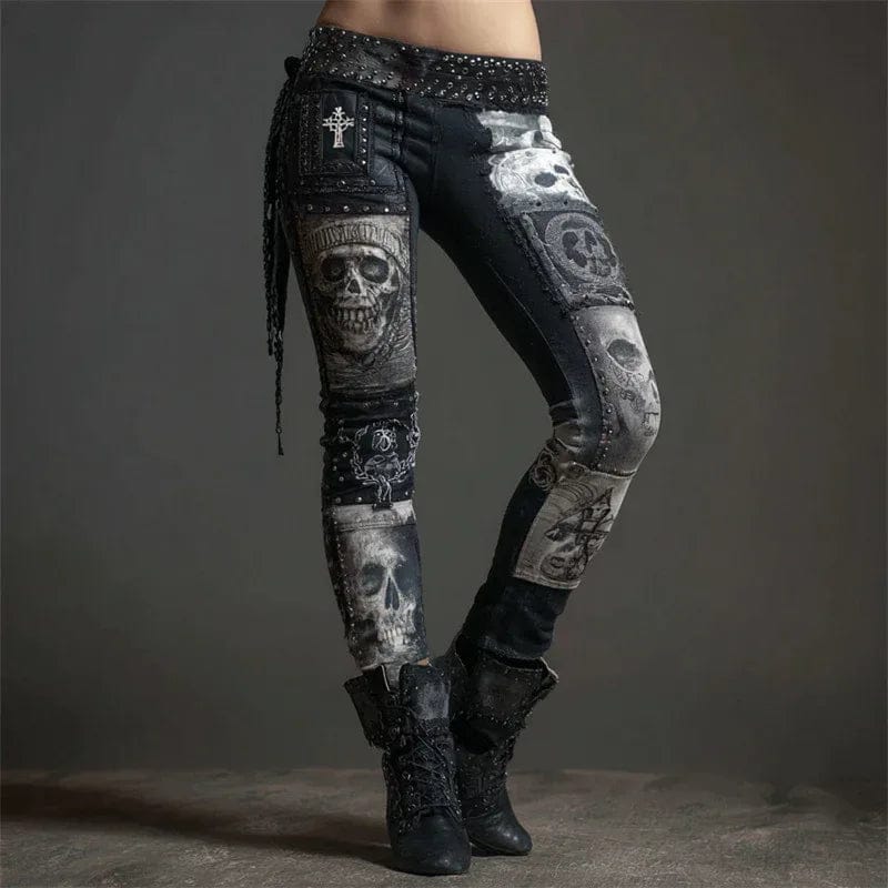 Athletic Printed Yoga Pants for Womens - Image 4