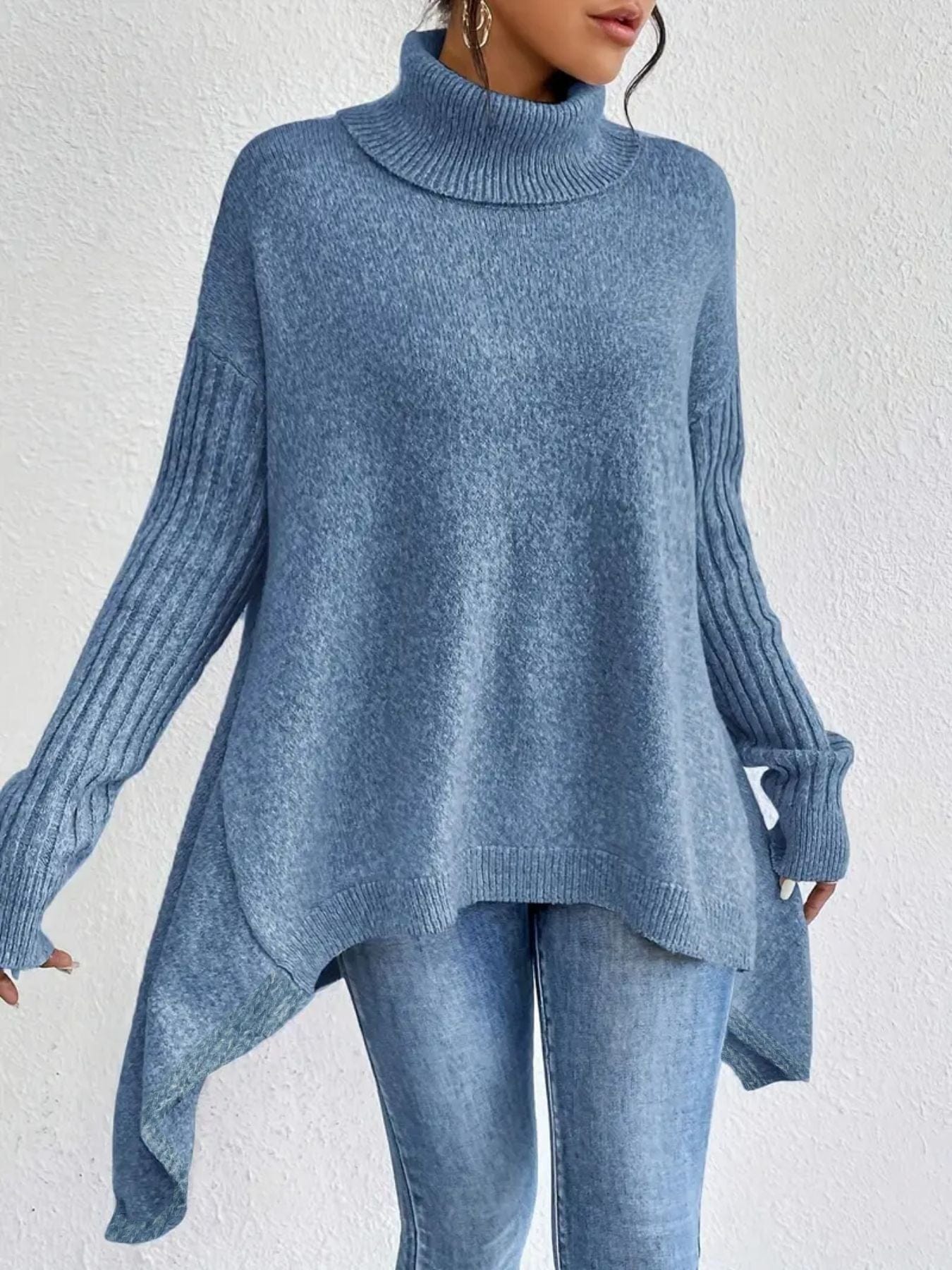 Warm Pullover Sweater for Women - Cozy Women's Warm Pullover Sweater - Image 4