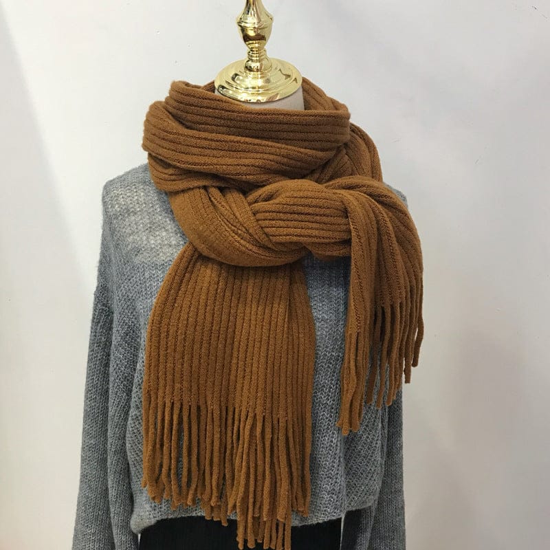 Winter Versatile Warm Wool Scarf for Women - Image 4