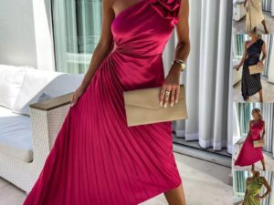 Women’s Sleeveless Fishtail Dress | Mid-Waist Mermaid Dress