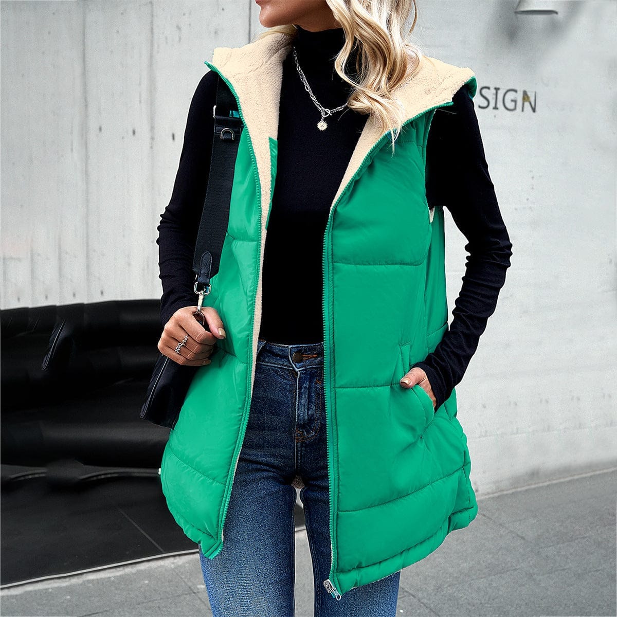 Women’s Solid Color Jacket – Simple Fashion Outerwear