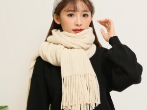 Winter Versatile Warm Wool Scarf for Women