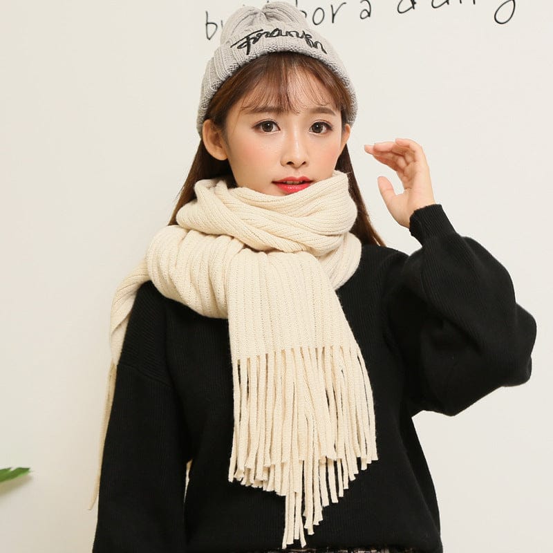 Winter Versatile Warm Wool Scarf for Women