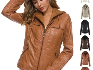 Fashion Leather Coat - Stylish, Modern Outerwear for Any Occasion