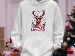 High Quality Christmas Can Be Customized Digital Printed Logo Men's And Women's Fashion Hoodies US Warehouse Stock