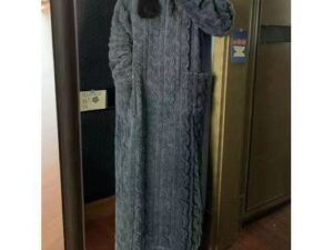 Winter Coral Fleece Dress - Thickened Jacquard Sleepwear for Maximum Comfort
