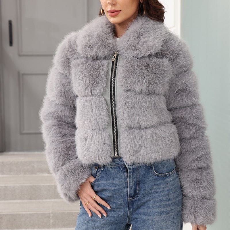 Thickened Warm Winter Fur Jacket - Image 5
