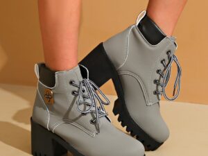 Thick Bottom Chunky Heel Shoes for Stylish Comfort