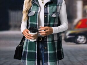 Long Sleeveless Jacket for Effortless Spring and Fall Layering