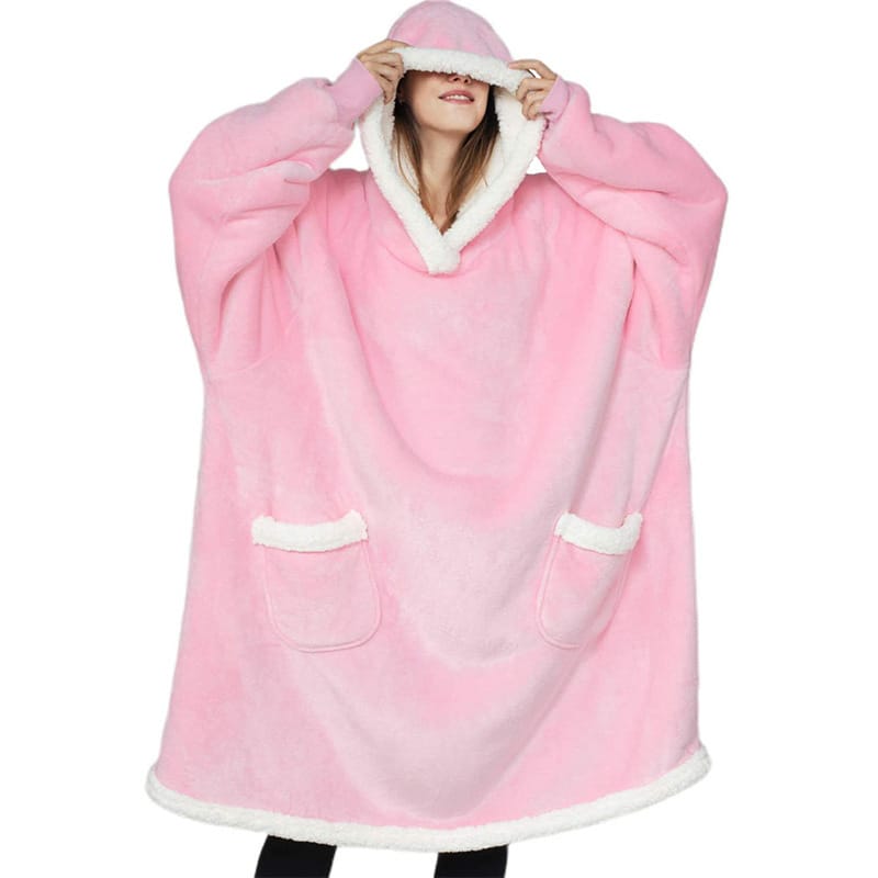 Winter TV Hoodie Blanket Winter Warm Home Clothes Women Men Oversized Pullover With Pockets - Image 10