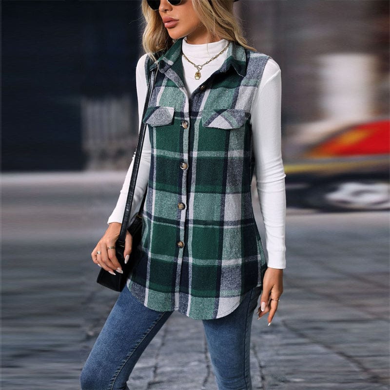 Long Sleeveless Jacket for Effortless Spring and Fall Layering - Image 5