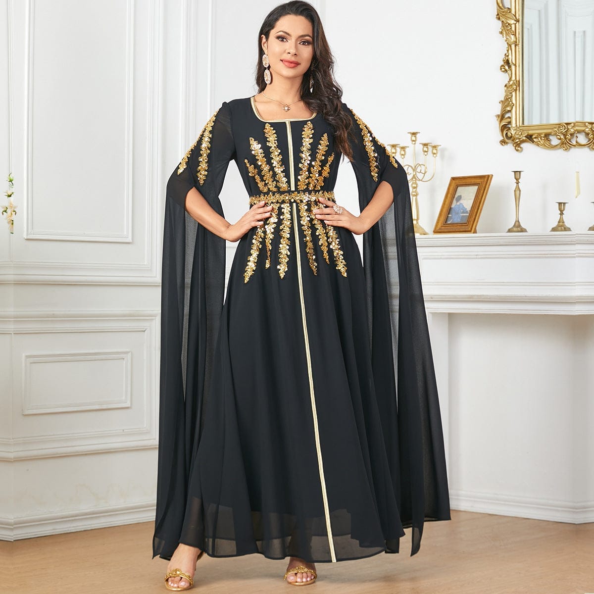 Embellished Wedding Guest Dress for Elegant Celebrations - Image 5