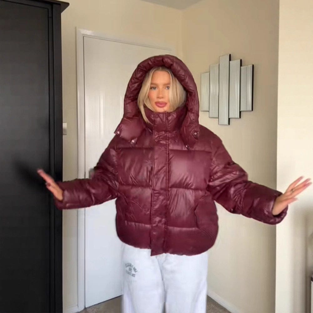 Women’s Hooded Cotton-Padded Jacket - Image 3