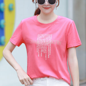 Cotton Printed Loose Fit Crewneck Tee